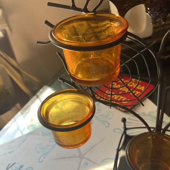 Final price accepted Halloween bat tea, light display - Picture 6 of 6